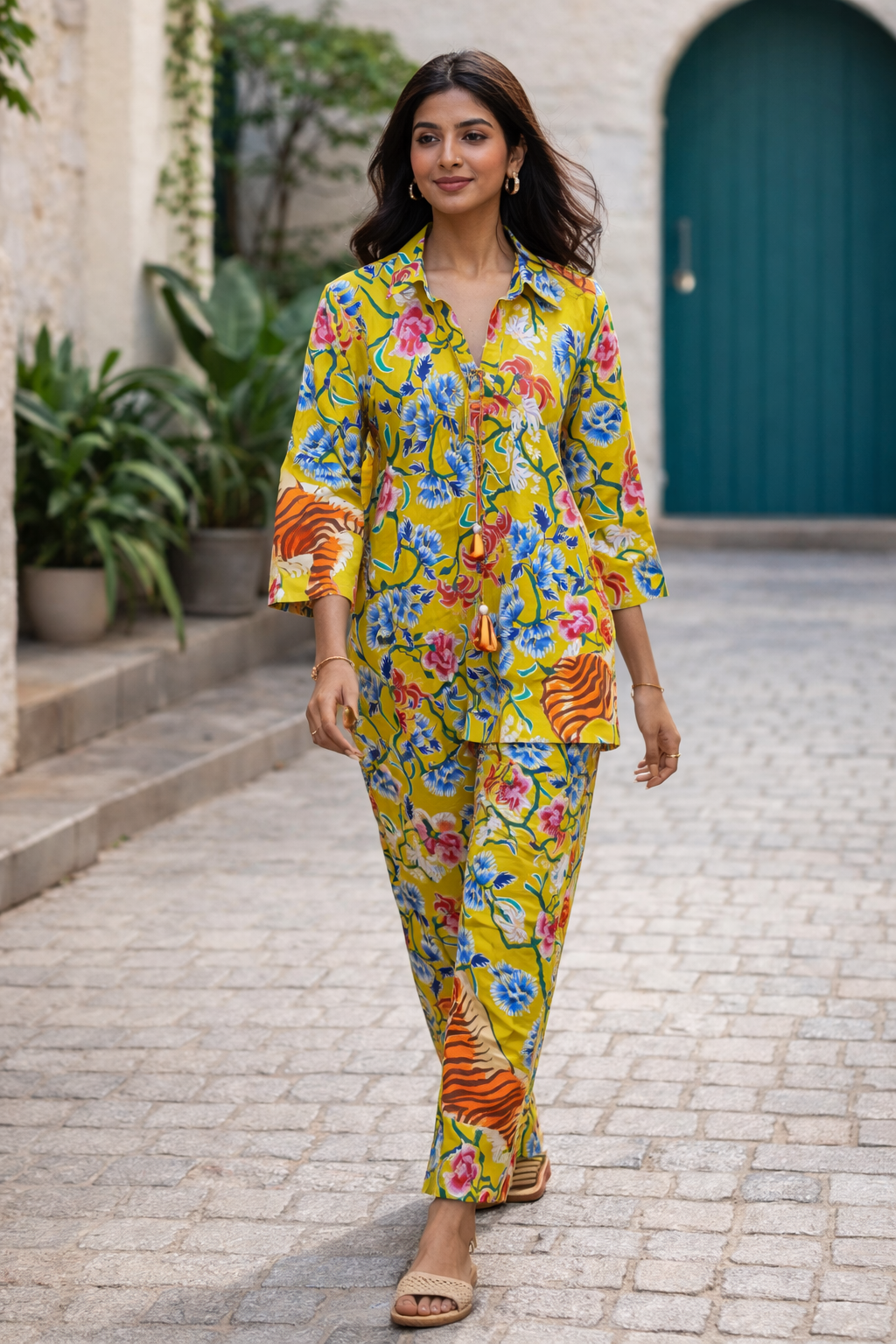 Floral Cotton Coord set